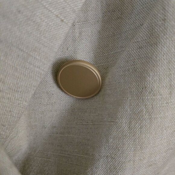 Anthropologie Dolan NWT Pleated Back Cropped Blazer Linen Blend Size M - Picture 8 of 11